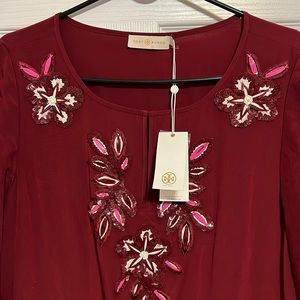 Tory Burch burgundy dress